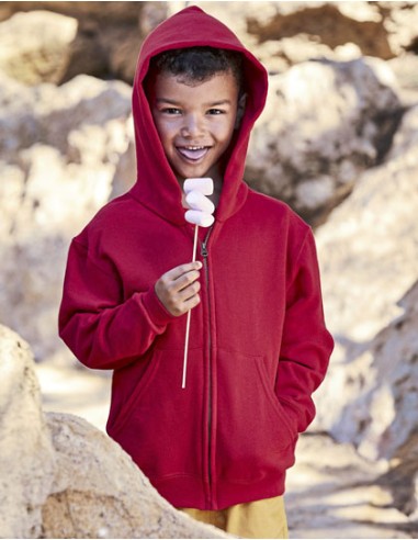 FRU-0620450-Kids Classic Hooded Sweat Jacket